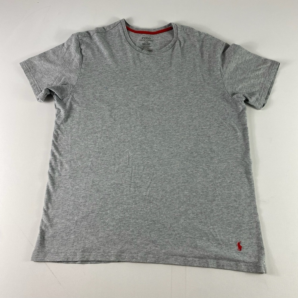 Polo Ralph Lauren T Shirt Mens Large Supreme Comfort Fit Tee Gray Cotton Modal